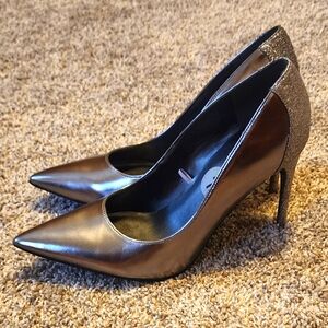 Marc Fisher Metallic Glitter High Heels